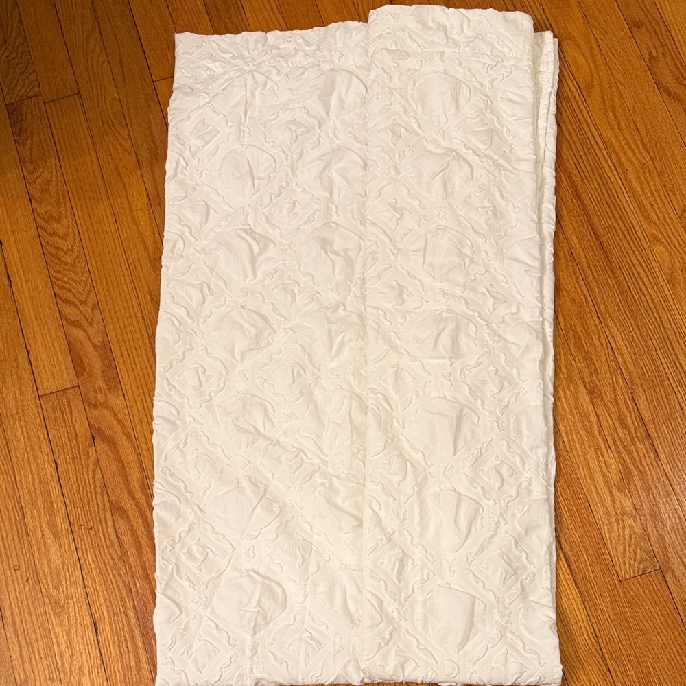 JACKSON Ivory Textured Fabric Curtains